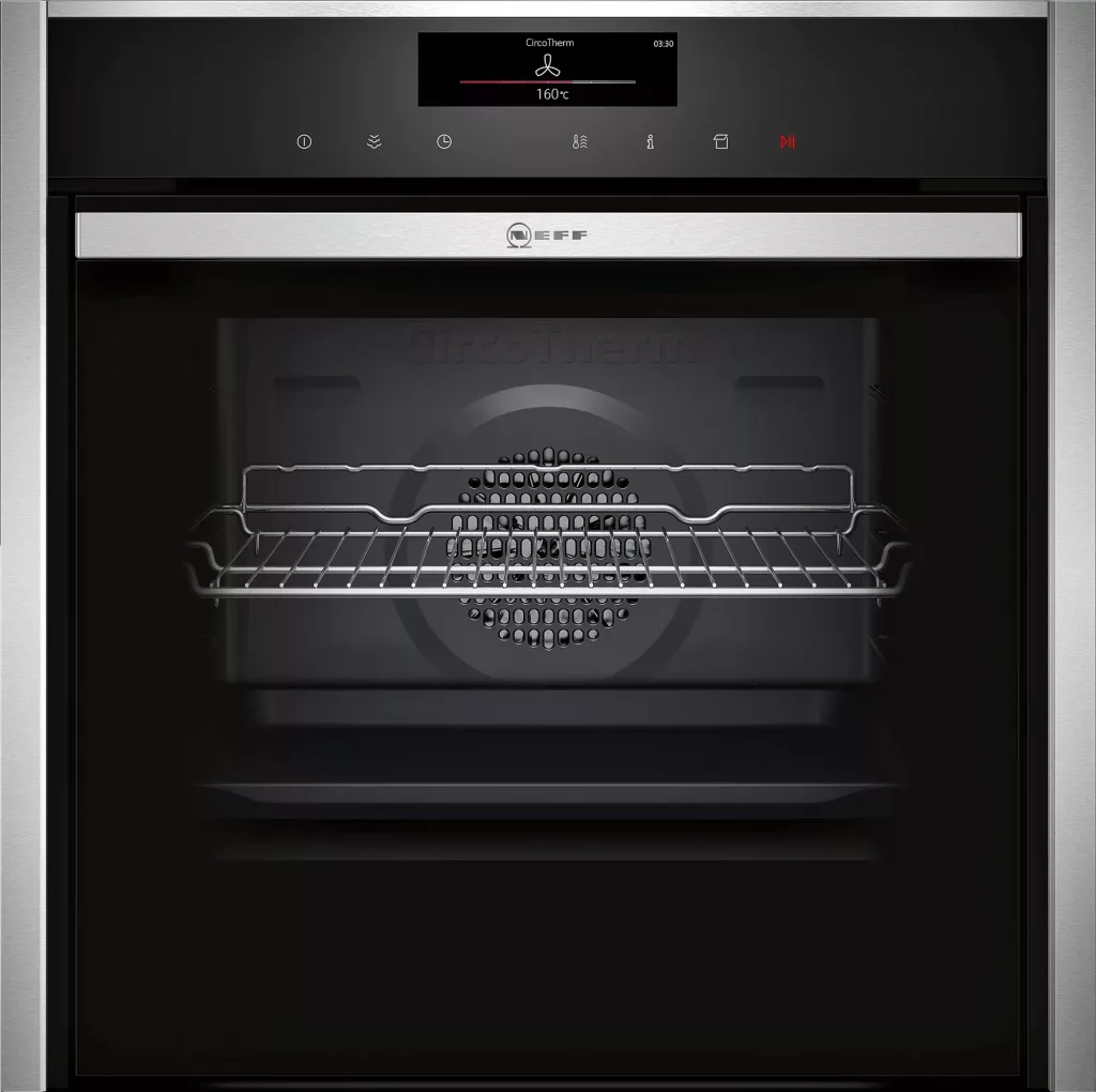 NEFF N 90 Built-in oven with added steam function 60x60cm Stainless steel B58VT68H0B