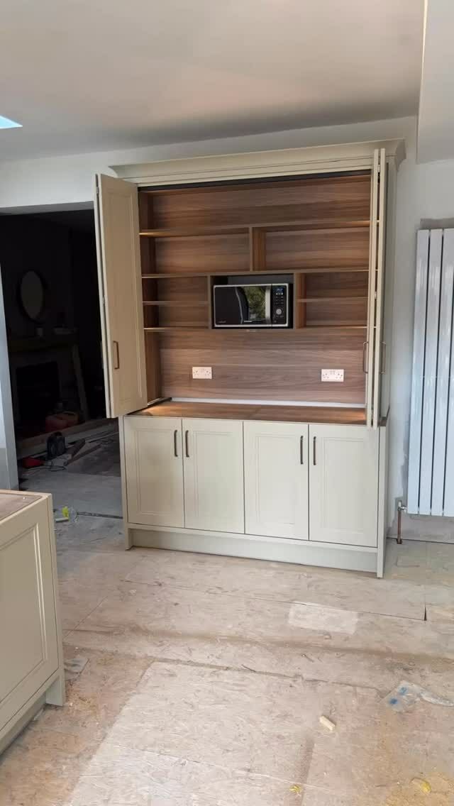 Fitting of worktop today on this lovely kitchen, images and description of complete job to follow shortly. #bespokekitchen #modernkitchen #kitchendesign #worktop #dekton #brasstaps #quartz #neffireland #kitchen